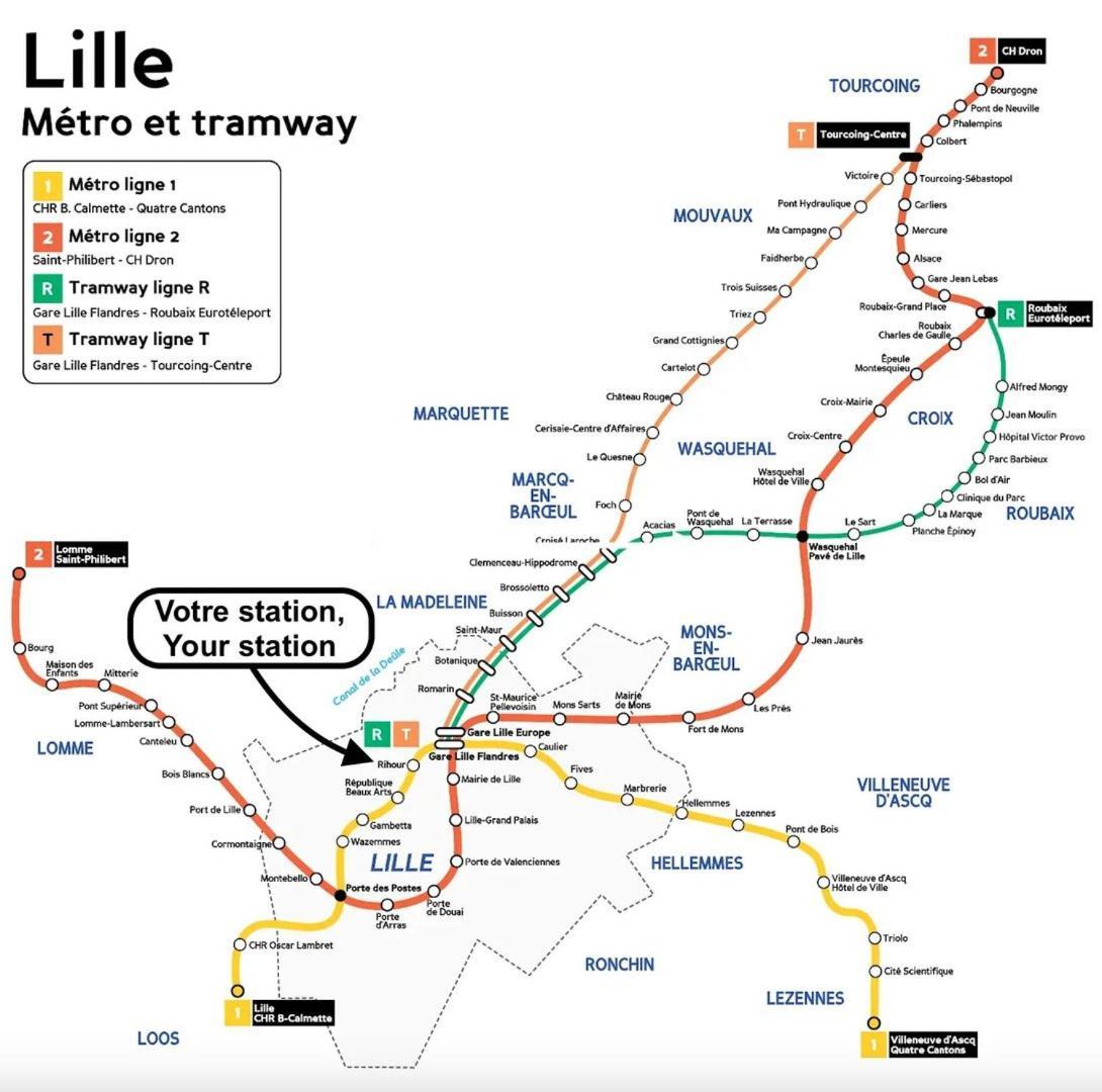 Old Lille - Superb Apartment 2 Bedrooms. מראה חיצוני תמונה